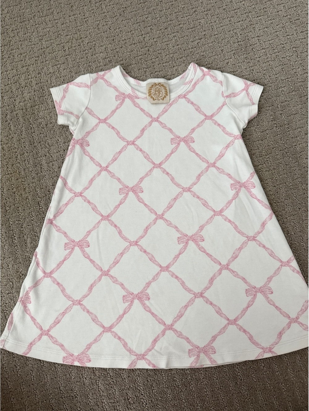 TBBC Polly Play Dress pink bows 6